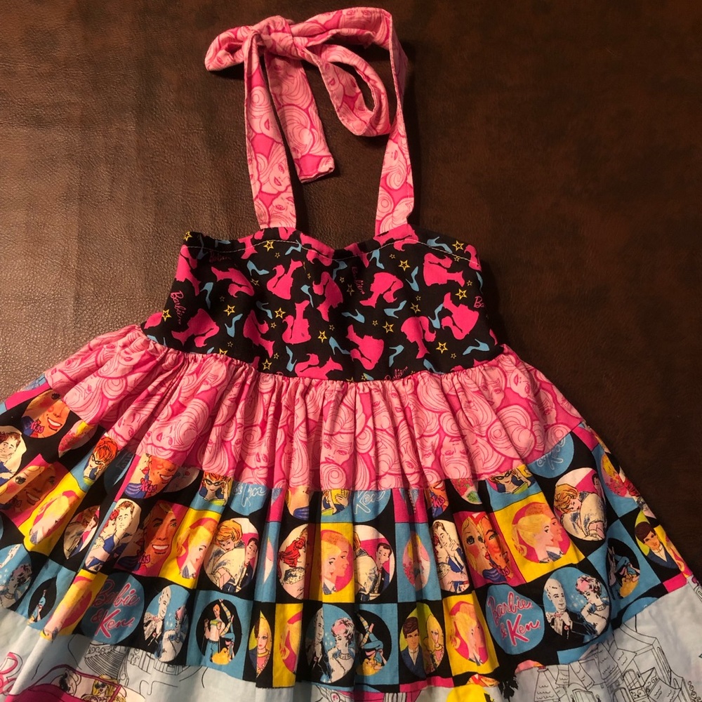 3T Barbie halter tie dress by Etsy shop Very Chic Baby! Good used condition